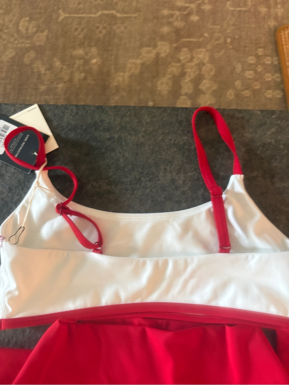 SET Active Red and White Sportswear Set. NWT!! Roma color. - Picture 8 of 9